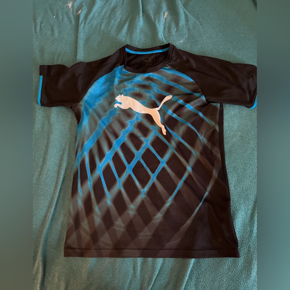 Puma Black and Blue Performance Jersey